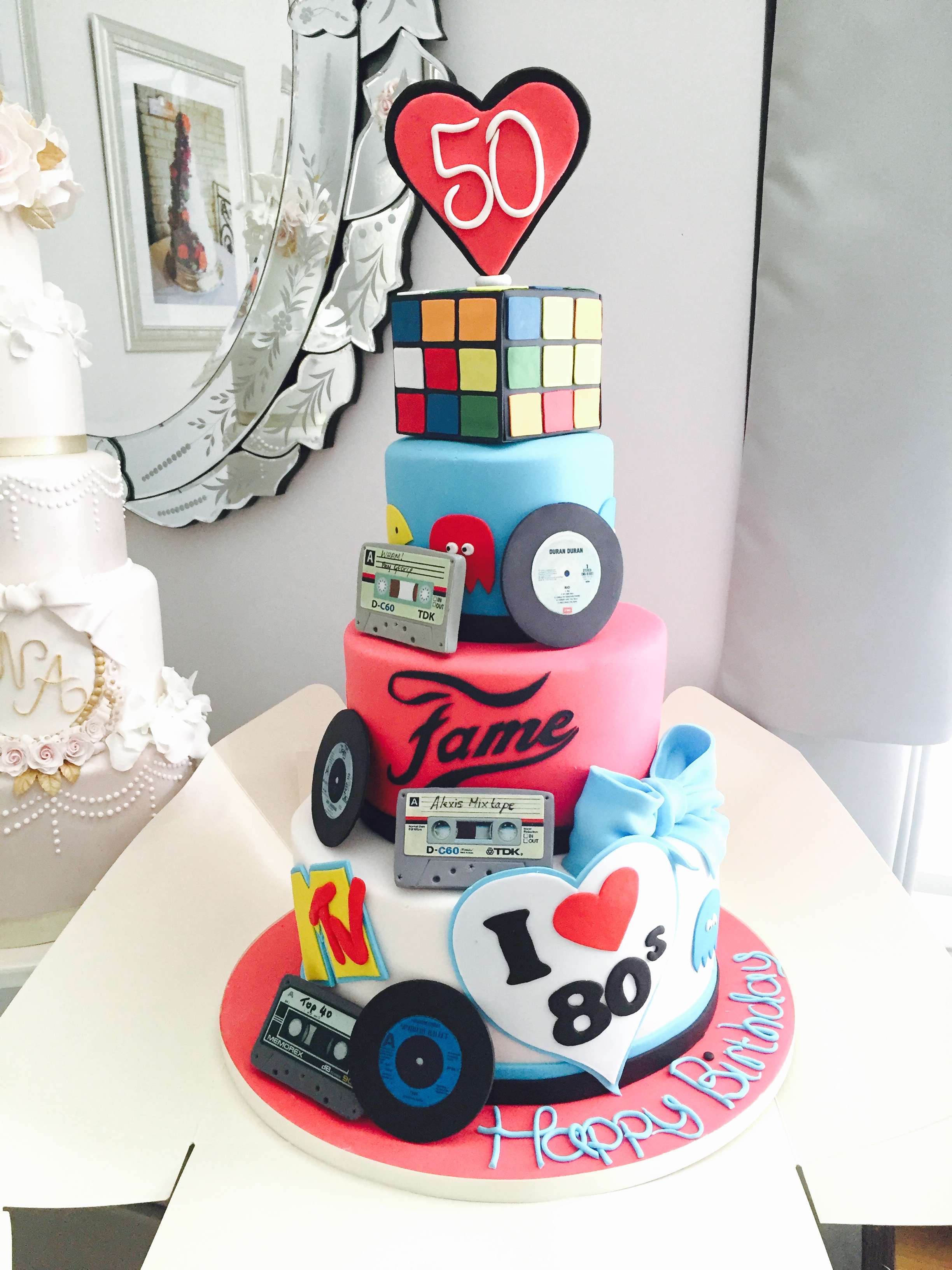 80’s Birthday Cake