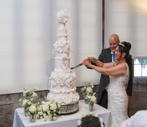 Victorian 9 tier wedding cake at Leeds Castle. Cake makers in Kent