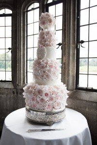 9 tier wedding cake at Leeds Castle Kent. Cake makers in Kent