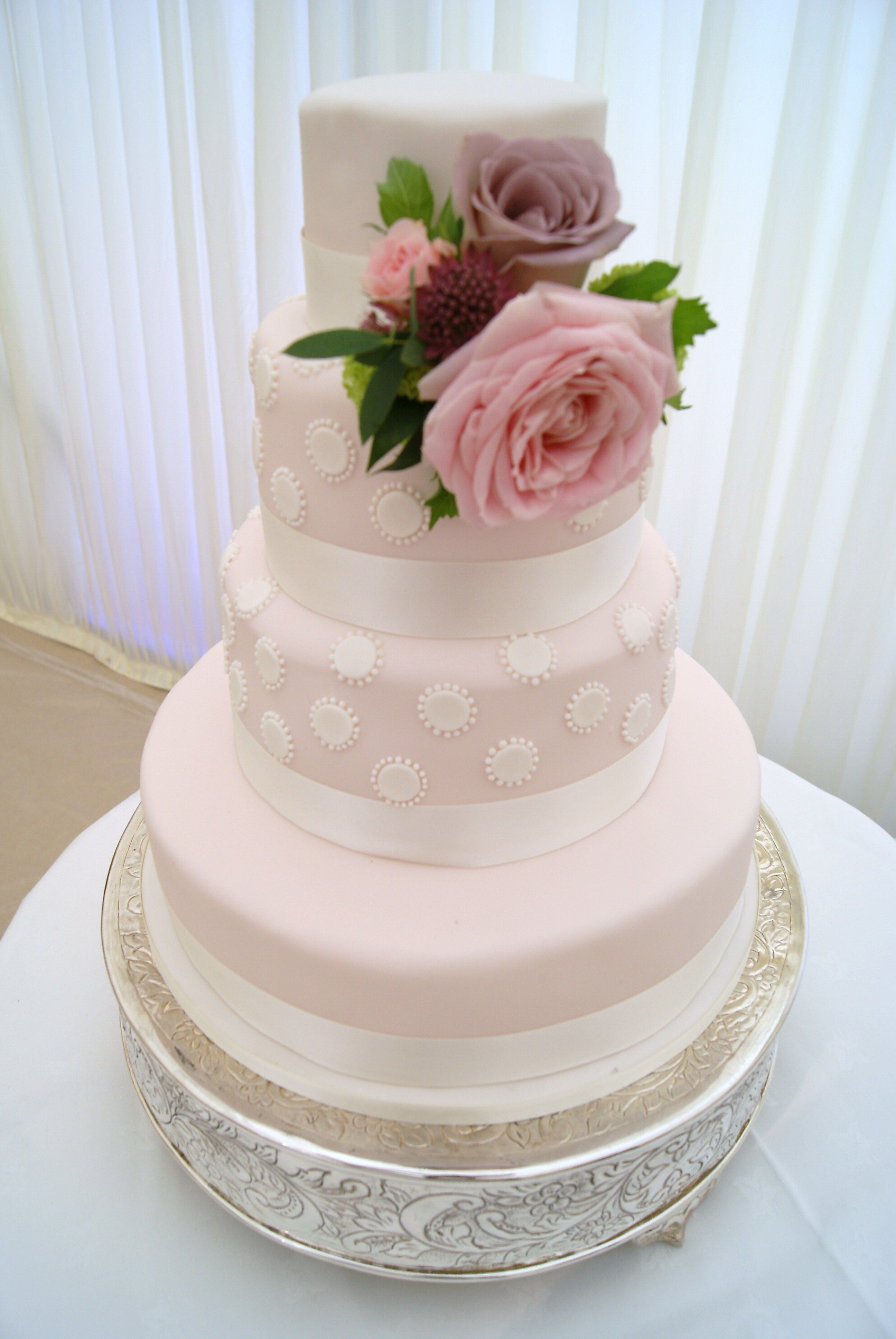 Wedding Cake at Layer Marney Towers in Essex