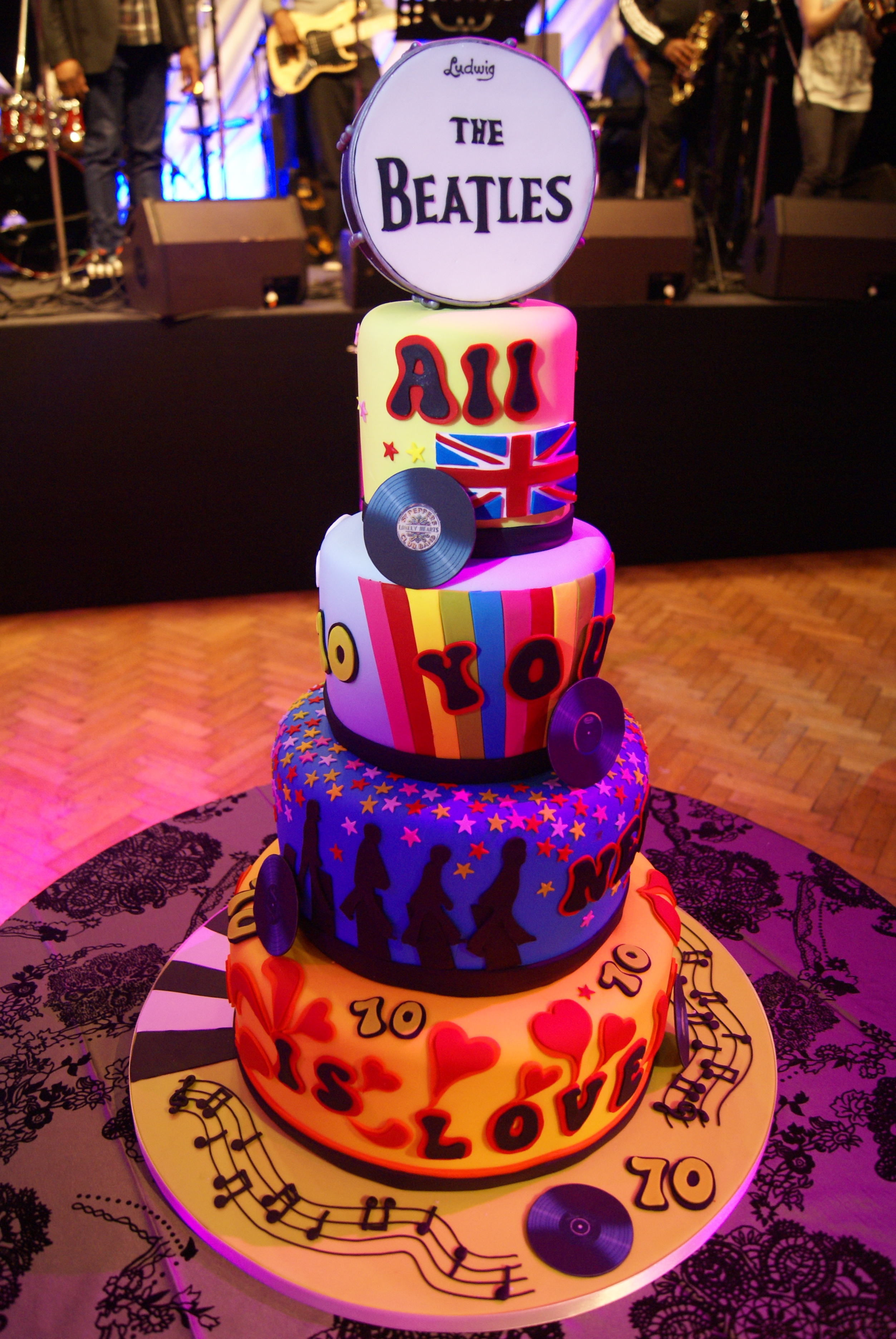 Beatles Cake at Abbey Road Studios, London
