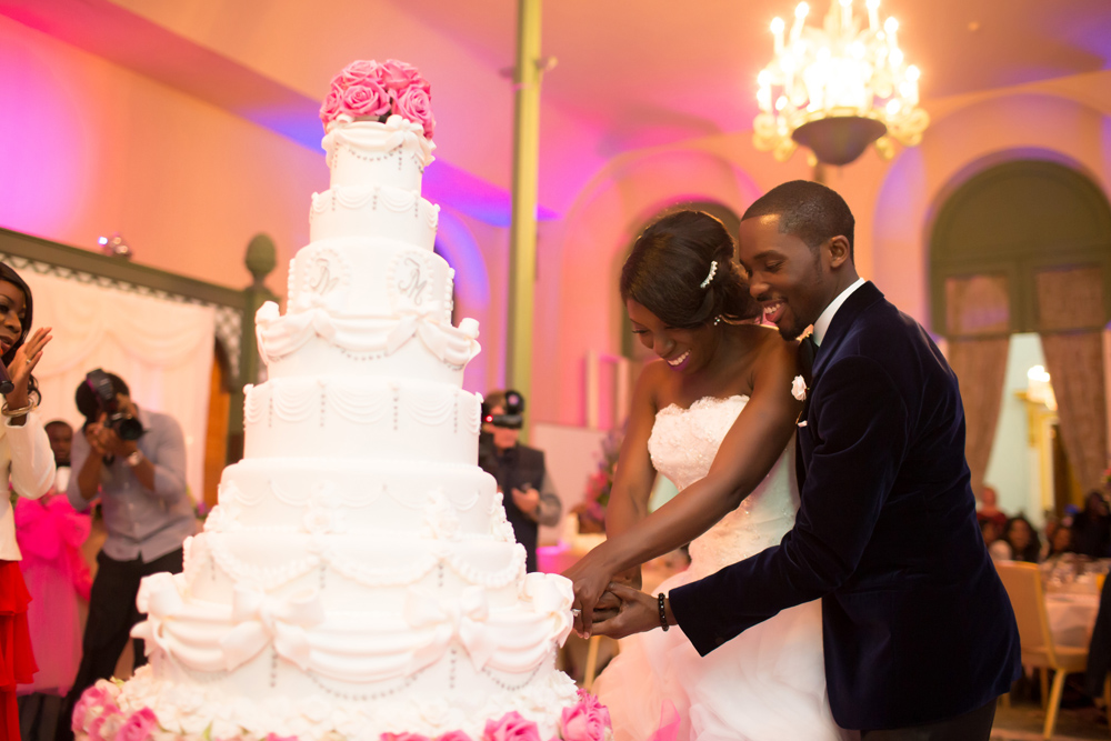 African Wedding Cake at Wynyard Hall