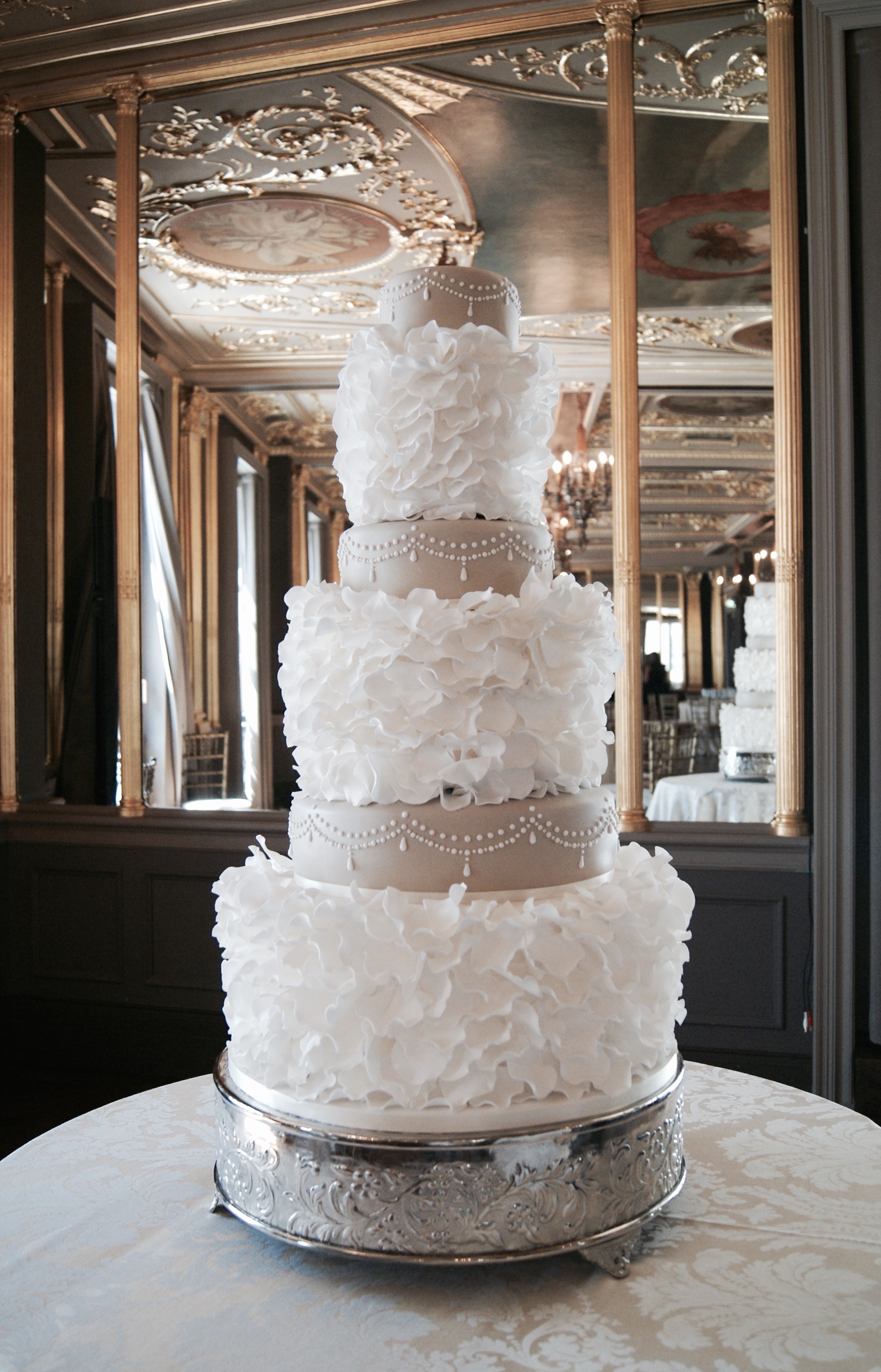 Wedding Cake Frills at The Hotel Cafe Royal