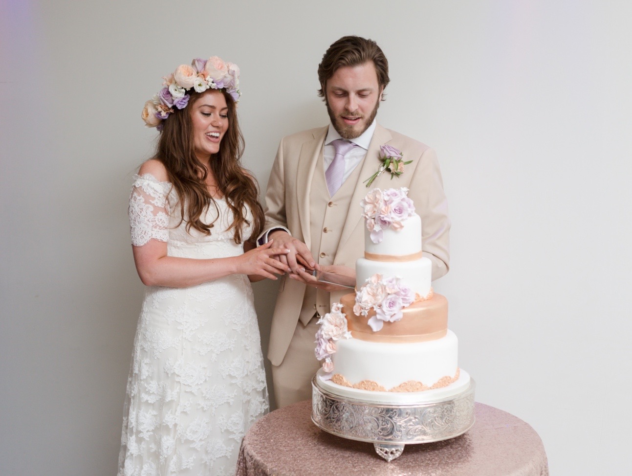 Rose Gold Wedding Cakes – Chislehurst