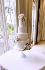 Budget Wedding Cakes - Stunning White Wedding Cake