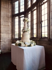 Wedding Cake at Leeds Castle, Kent