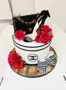 Luxury Chanel Birthday Cake. Luxury Party Cakes in Mayfair