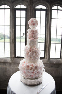 Sugar Roses Luxury Wedding Cake at Raffles, London
