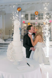 White Wedding Cake at Raffles London. Wedding Cake Supplier at Raffles