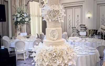 Wedding Cake at Grantley Hall