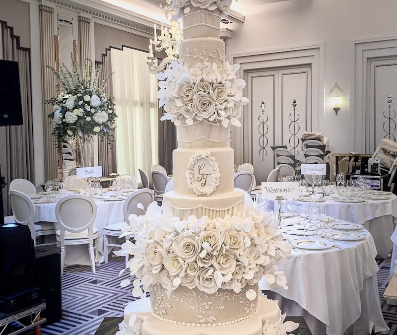 Wedding Cake at Grantley Hall